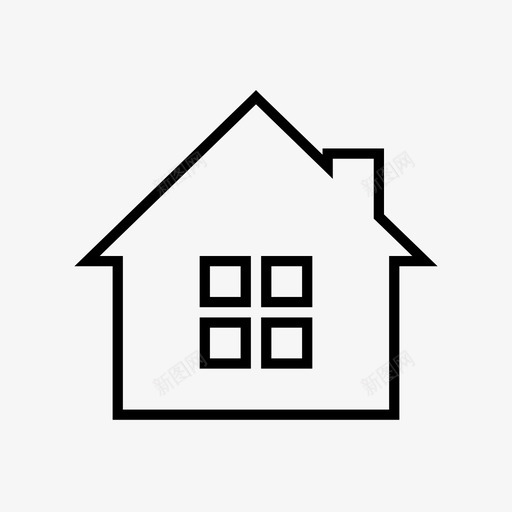 房地产公寓建筑图标svg_新图网 https://ixintu.com 住宅 公寓 建筑 开发和建筑 房地产 物业