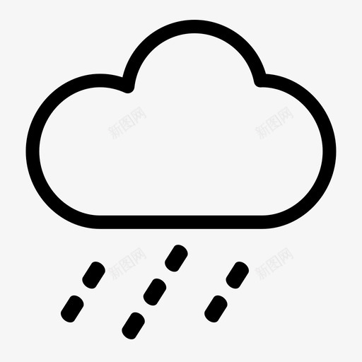 icon_大雨svg_新图网 https://ixintu.com icon_大雨