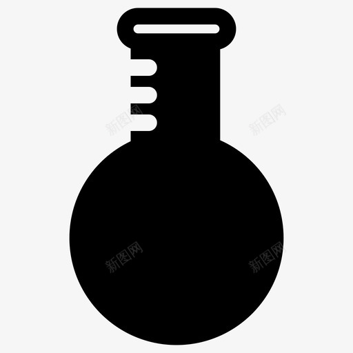 烧瓶实验室设备填充物图标svg_新图网 https://ixintu.com 实验室设备填充物 烧瓶