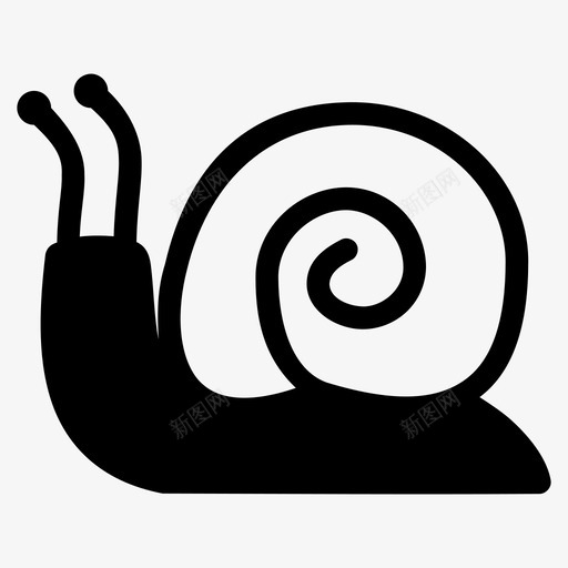蜗牛动物花园蜗牛图标svg_新图网 https://ixintu.com 动物 慢 粘液 花园蜗牛 蜗牛 鼻涕虫