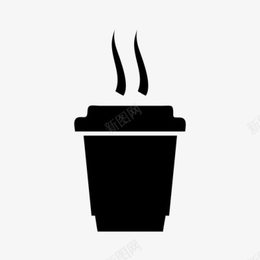 玻璃杯饮料咖啡图标图标