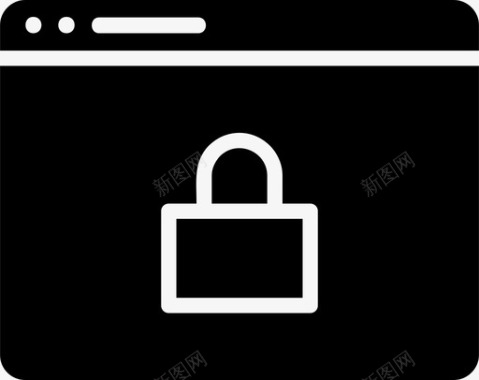 浏览器锁浏览器安全网站图标图标
