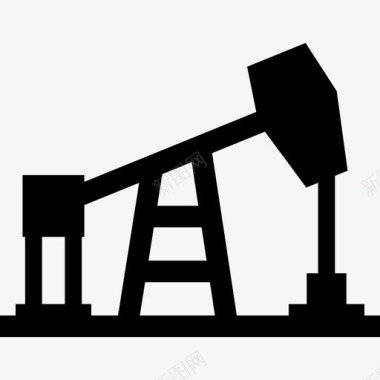 石油钻机抽油机油井图标图标