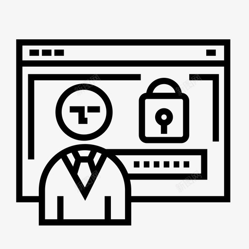 访问代码登录密码图标svg_新图网 https://ixintu.com 安全 密码 登录 访问代码 项目管理