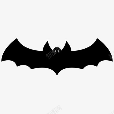 蝙蝠动物万圣节图标图标