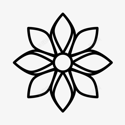 花花店苗圃图标svg_新图网 https://ixintu.com 热带 花 花店 苗圃