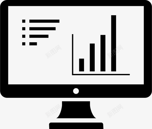 计算机报告图表饼图图标svg_新图网 https://ixintu.com 图表 计算机报告 饼图