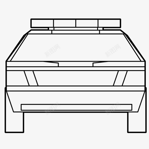公路巡逻汽车紧急情况图标svg_新图网 https://ixintu.com 保安 公路巡逻 应急包 汽车 紧急情况 警察