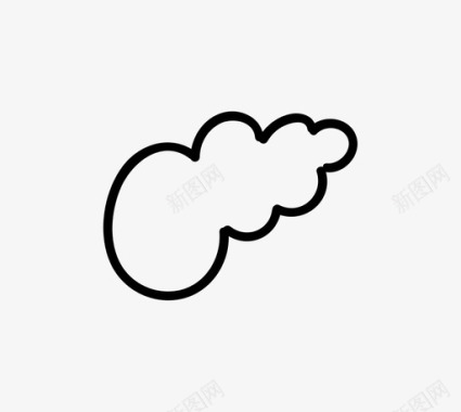 云废气气体图标图标