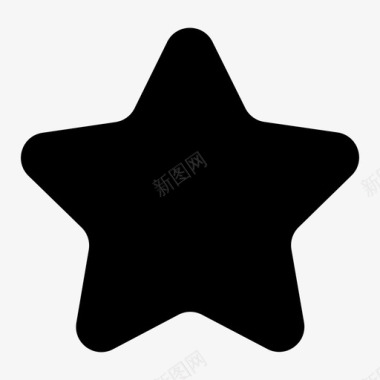 星星五角星圆形星图标图标
