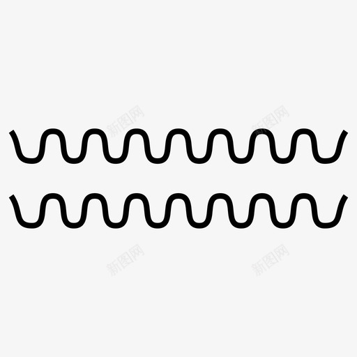波浪曲线装饰图标svg_新图网 https://ixintu.com 曲线 波浪 线条 装饰