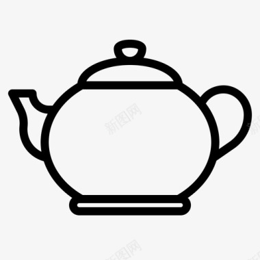 茶壶杯子饮料图标图标
