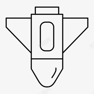 火箭发射导弹轨道图标图标