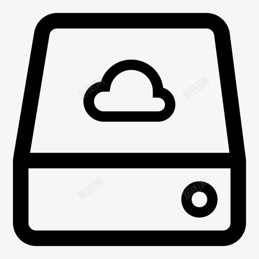 服务器云数据存储文件存储图标svg_新图网 https://ixintu.com 数据存储 文件存储 服务器云 线性基本v2