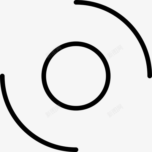 圆形图案射线图标svg_新图网 https://ixintu.com 信号 图案 圆形 外壳 射线 形状 形状图案