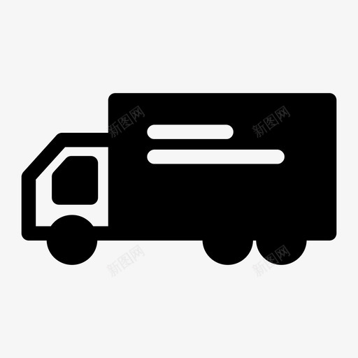 送货车快速包裹图标svg_新图网 https://ixintu.com 包裹 快速 运输 送货车