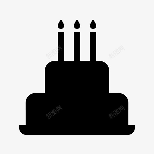 Birthday Cakesvg_新图网 https://ixintu.com Birthday Cake