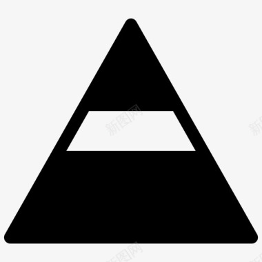 金字塔金字塔图图表填充图标图标
