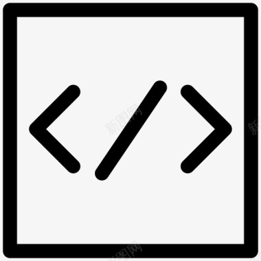 html语言代码开发图标图标