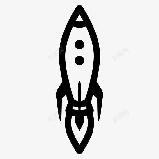 太空火箭导弹火箭发射图标svg_新图网 https://ixintu.com 太空火箭 导弹 火箭发射 火箭飞船