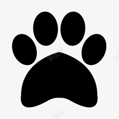 狗爪动物自然图标图标
