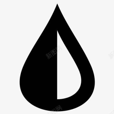 水滴清洁环境图标图标