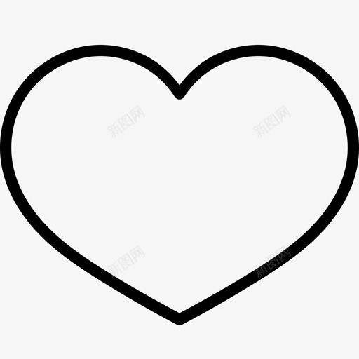 心形线型日期爱情图标svg_新图网 https://ixintu.com 关系 心形线型 日期 爱情