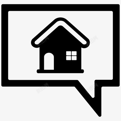 讨论沟通顾问图标svg_新图网 https://ixintu.com 对话 房地产2套 房屋 沟通 讨论 谈判 顾问