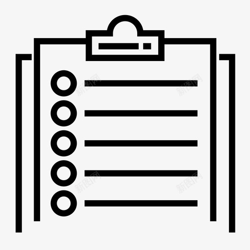 订单清单项目清单清单图标svg_新图网 https://ixintu.com 清单 订单清单 项目清单 项目管理