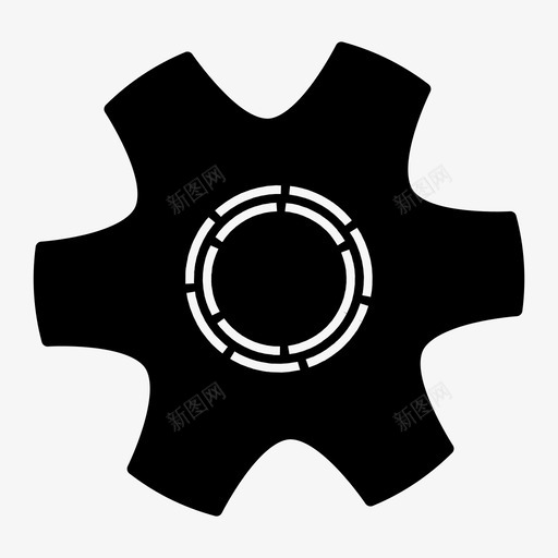 齿轮重置设置图标svg_新图网 https://ixintu.com 设置 重置 齿轮