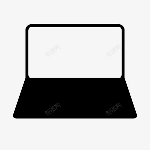 笔记本电脑电脑开放式图标svg_新图网 https://ixintu.com 开放式 电脑 笔记本电脑 设备
