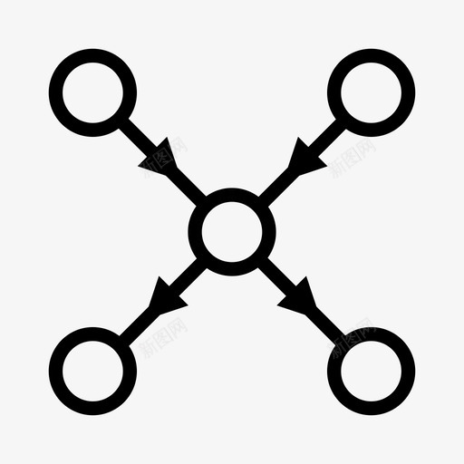 贝叶斯网络影响机器学习图标svg_新图网 https://ixintu.com 影响 机器学习 概率 贝叶斯网络