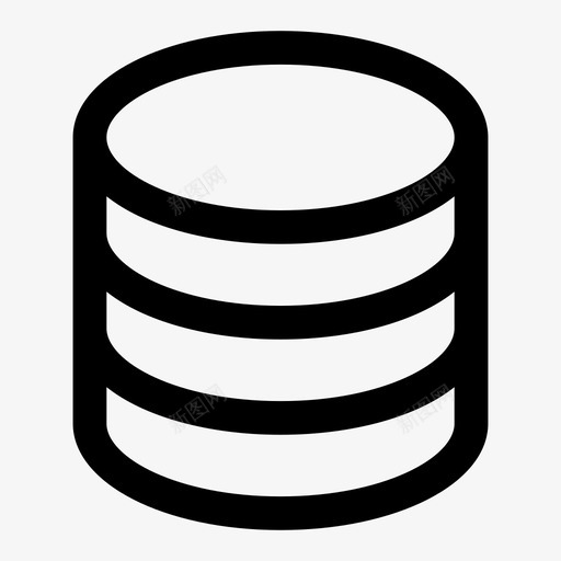 服务器数据库文件存储图标svg_新图网 https://ixintu.com 数据库 文件存储 服务器 线性基本v2 网络