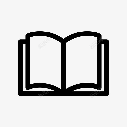 打开书书店教育图标svg_新图网 https://ixintu.com 书店 打开书 教育 阅读