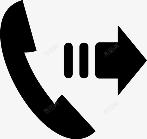 呼叫拨出电话图标svg_新图网 https://ixintu.com 呼叫 拨出电话