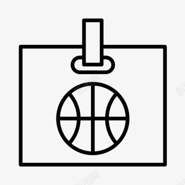 体育教练体育篮球图标图标