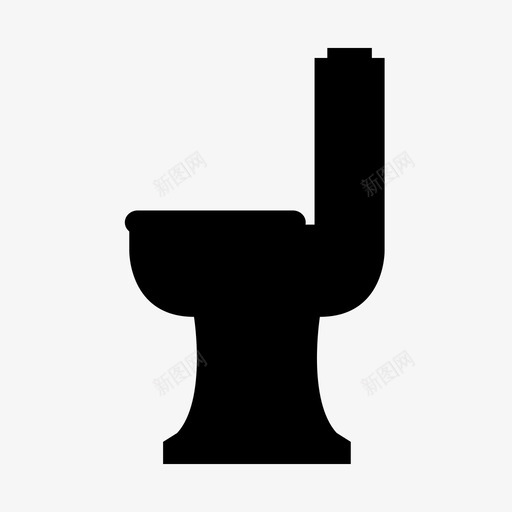 卫生间浴室家图标svg_新图网 https://ixintu.com 卫生设备 卫生间 家 浴室 纸