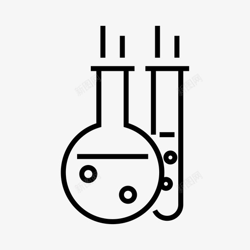 试管佛罗伦萨烧瓶学校图标svg_新图网 https://ixintu.com 佛罗伦萨烧瓶 学校 试管