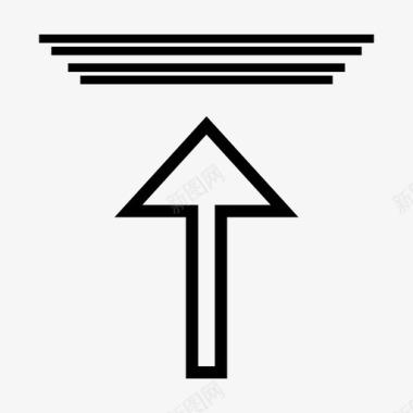 上传增长通知图标图标