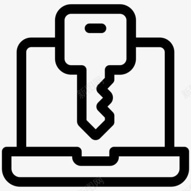 登录计算机登录密钥图标图标