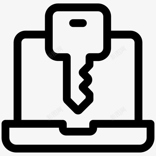 登录计算机登录密钥图标svg_新图网 https://ixintu.com 安全线第五卷 密钥 登录 计算机登录