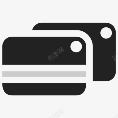 信用卡商业借记卡图标图标