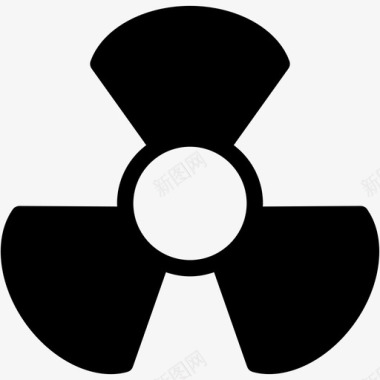 核能核武器放射性图标图标