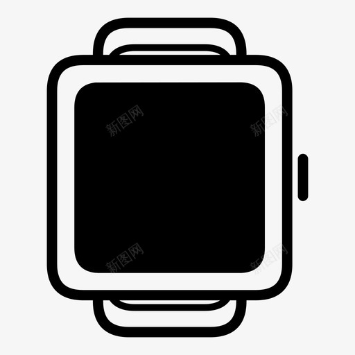 智能手表智能手表形状图标svg_新图网 https://ixintu.com 智能手表 智能手表形状