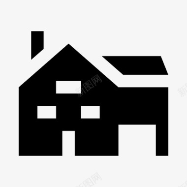 房屋建筑房地产图标图标
