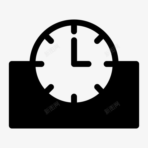 时钟模拟时钟钟面图标svg_新图网 https://ixintu.com 挂钟 时钟 时钟时间 模拟时钟 钟面