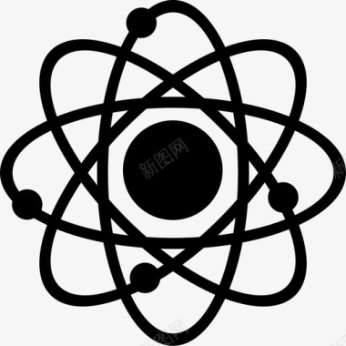 物理学原子电子图标图标