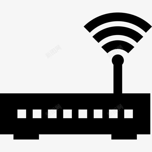 wifi路由器调制解调器无线图标svg_新图网 https://ixintu.com wifi路由器 无线 计算机硬件 调制解调器
