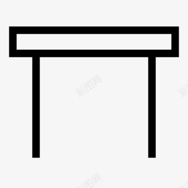 桌子家具边桌图标图标