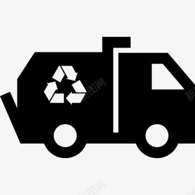回收车垃圾车环境图标图标